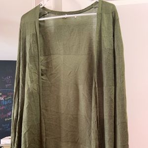 Green Cardigan